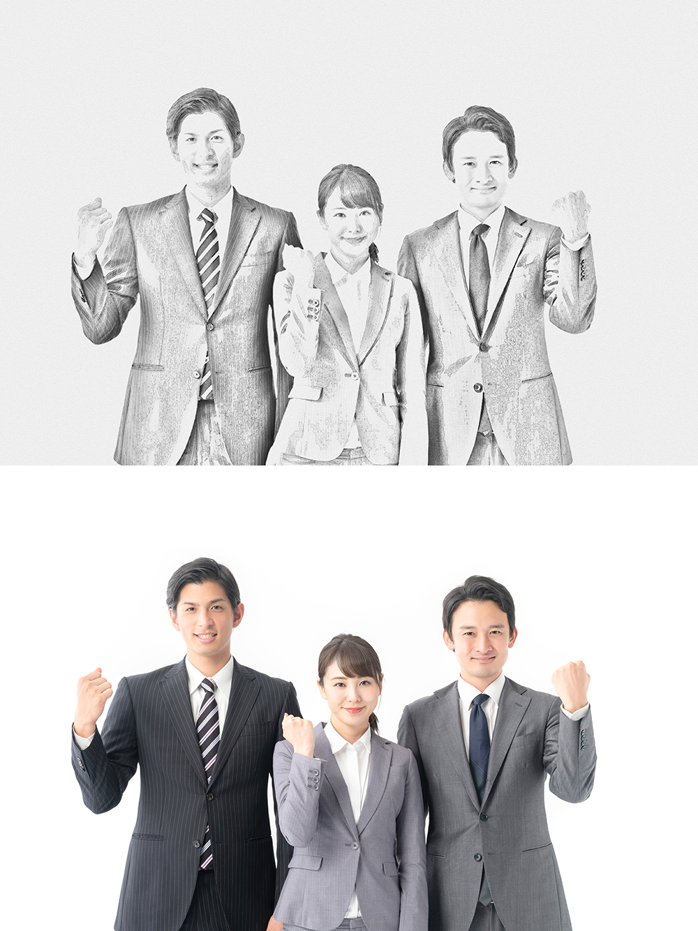 作品名：写真をスケッチ仕上げ